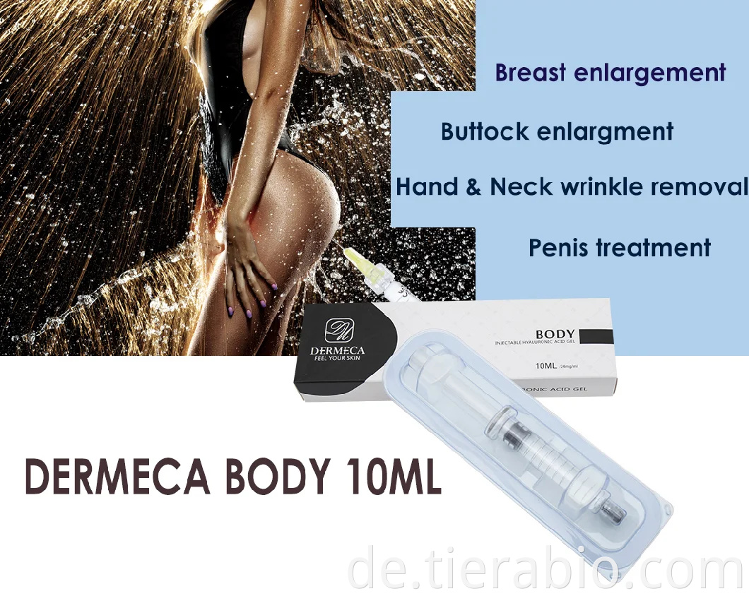 Dermeca Hyaluronsäure Gel Hautfüller Brustfüller Injektion 10ml